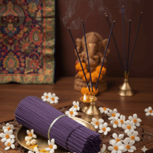 Parijatam (Night-Jasmine) Power Fragrance Agarbatti with FREE Metallic Ash Catcher Incense Holder 1kg