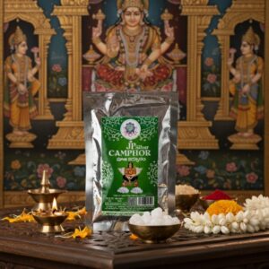 JP Silver Camphor Tablets/Billalu for Pooja | Pure Bhimseni Kapur for Aarti & Spiritual Use