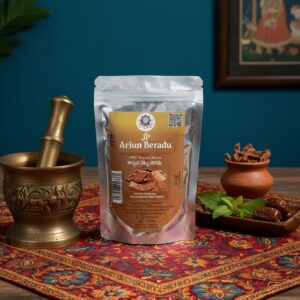 JP 100% Raw and Natural Arjuna Beradu Powder (Terminalia Arjuna Bark) - Cardioprotective Ayurvedic Herb(100gm)