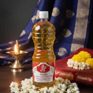 JP Jasmine Fragrance Pooja Deepam Oil - 1 Liter (1000 ml)
