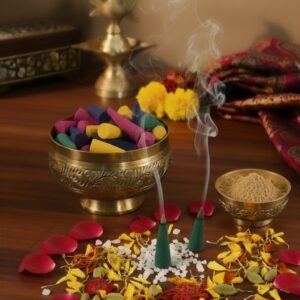 Premium Navasugandh Dhoop Sticks (Nine Fragrances) - Traditional Multi-Scent Incense for Holistic Pooja