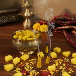 Pineapple Dhoop Cones | Sweet & Fruity Incense for Joyful Pooja & Mood Enhancement 1kg