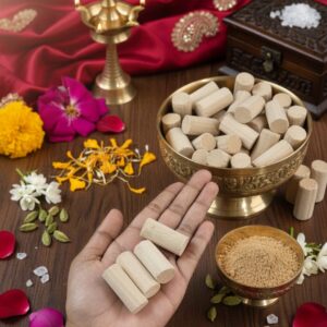 Traditional White Loban Dhoop Cones/Sticks | Aromatic Benzoin for Spiritual Harmony 1kg