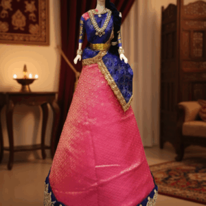 18 inch half saree chocolate dolls / can be used for bangles,bindis,cones,haldi kumkum display in tray decoration