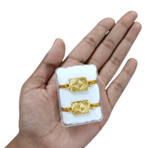 forehead rectangle pelli basikalu 1 pair with free kalyana bindi pair and thazampoo kumkum |ramuss