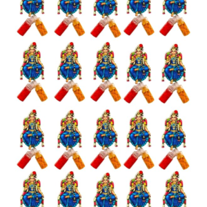Traditional seated lalitambika Amman/ varalakshmi Amma haldi kumkum favors, pack of 20. Perfect for tamboolam, pooja, haldi kumkum & wedding return gifts. Shop at Ramuss.