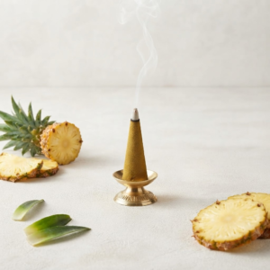 JP Cone Dhoop – Pineapple (250 g, approx. 90 cones)