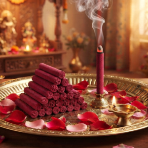 JP Premium Masala Candy Dhoop 4 inch – Gulab (200 g)