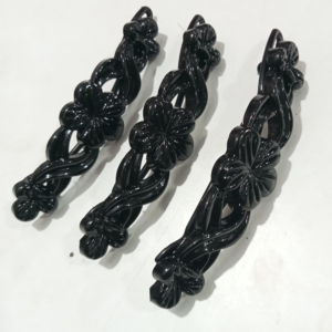 Latest Dailywear Fibre Barettes / Pony Tail Clamp /Ribbon Clip For Women And Girls(3 pcs)(3.3 inches)(A7)