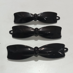 Latest Dailywear Fibre Horizantal Clip / Barettes / Pony Tail Clamp /Ribbon Clip For Women And Girls(3 pcs)(3.3 inches)(A1)