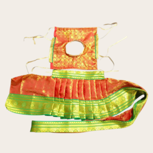 Amman Half Pattu Look vastralu Set Ready to Use( for 10 Inch height / smaller / 2 inch bigger ) for deity vigrah/statue/diy vigrah