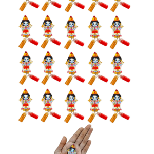 VJP Haldi Kumkum Return Gifts in Bulk Festive Decor, Haldi KumKum Set for Gifting, Return Gifts for Pooja Women, Wedding ,Housewarming (set of 20) (20, Cute balaji)