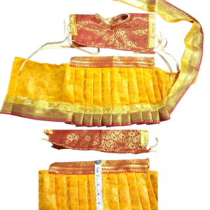 Amman Half Pattu Look vastralu Set Ready to Use( for 10 Inch height / smaller ) for deity vigrah/statue/diy vigrah